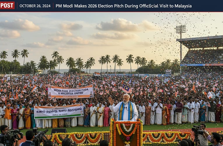 மலேசிய மண்ணில் 2026 தமிழகத் தேர்தலுக்குச் சங்கு ஊதிய பிரதமர் மோடி: எம்.ஜி.ஆர் பாசம், தமிழ்ப்பற்று வியூகம் பலிக்குமா?