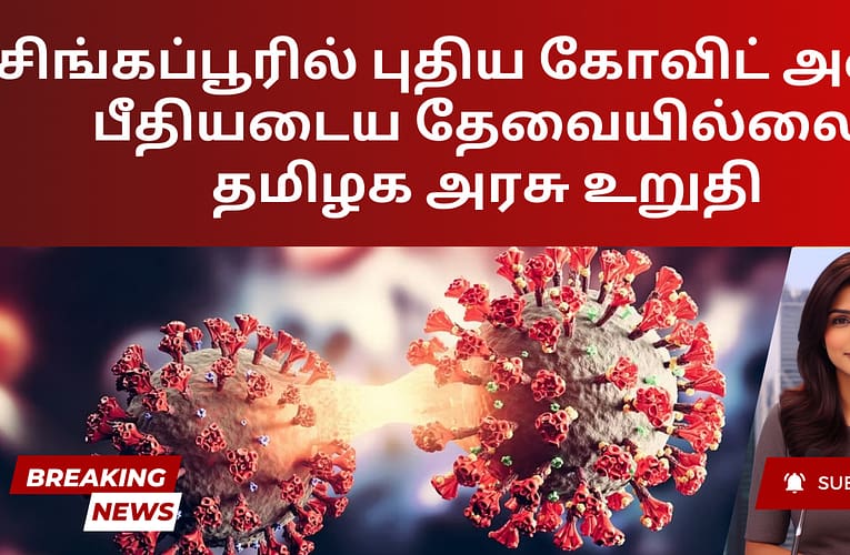 சிங்கப்பூரில் புதிய கோவிட் அலை: பீதியடைய தேவையில்லை, தமிழக அரசு உறுதி