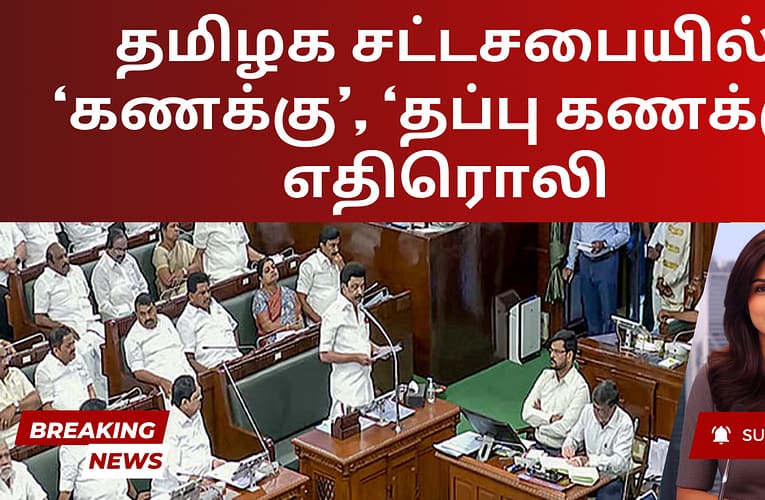 தமிழக சட்டசபையில் ‘கணக்கு’, ‘தப்பு கணக்கு’ எதிரொலி
